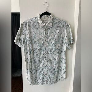 Mens short sleeve button up
